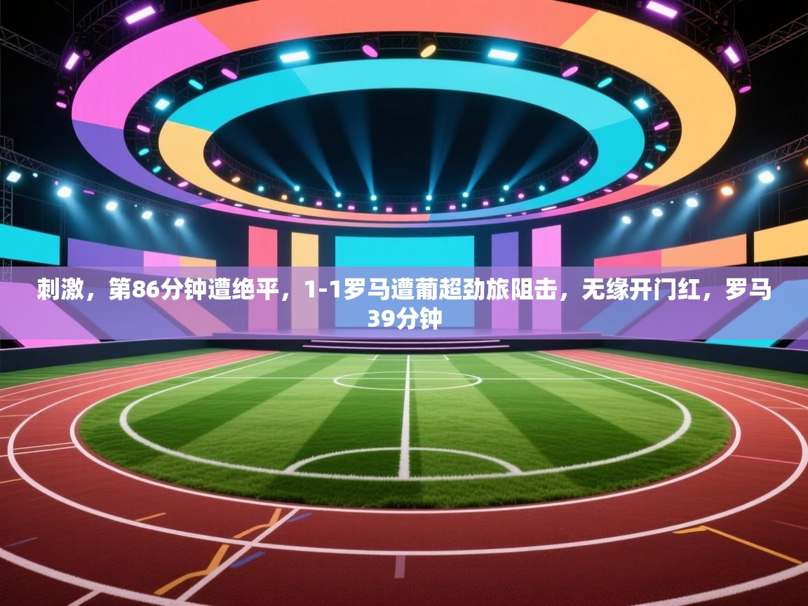 刺激，第86分钟遭绝平，1-1罗马遭葡超劲旅阻击，无缘开门红，罗马39分钟  第2张