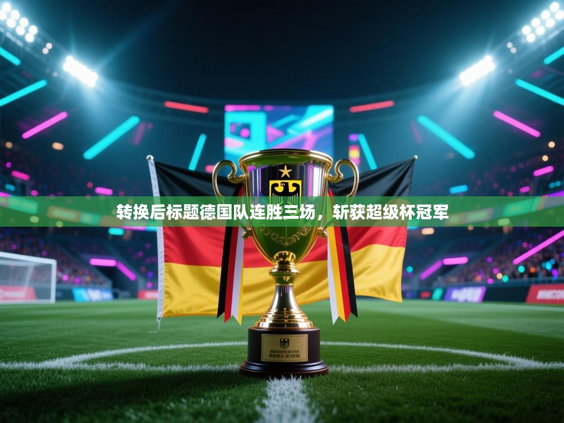 转换后标题德国队连胜三场，斩获超级杯冠军  第2张